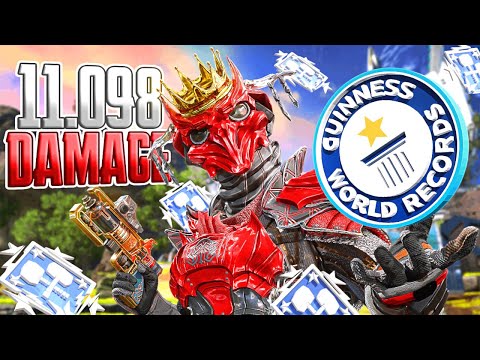 WORLD RECORD 11,098 Damage Apex Legends Gameplay