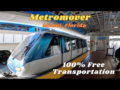 Metro mover is a one of free transportation around Miami.