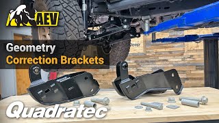 AEV Stamped Geometry Correction Brackets for 2018+ Jeep Wrangler JL & 2020+ Gladiator JT