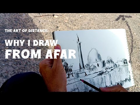 Why Sketching from Afar: Capturing the Essence, Unveiling the Beauty