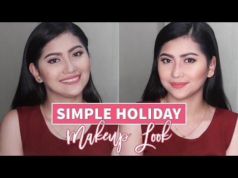 Simple Holiday Makeup Look | Miss Menchie