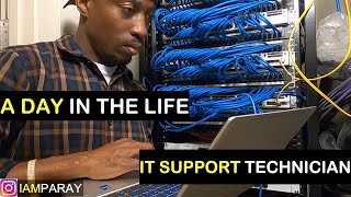 a day in the life of an IT Support Technician - Living in London