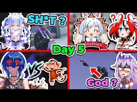 holoGTA Day 5 Clip Compilation: Pekora's SH*T !? [ holoGTA Highlights / Hololive ]