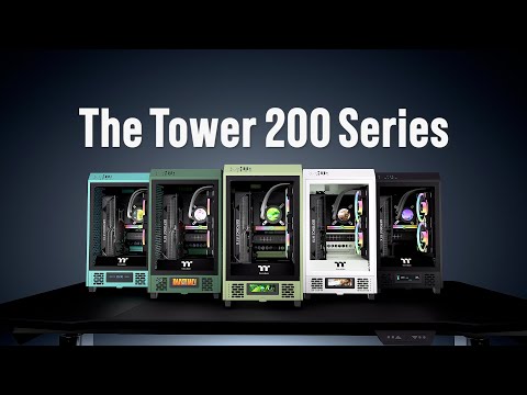 Thermaltake The Tower 200 Series Chassis Product Animation