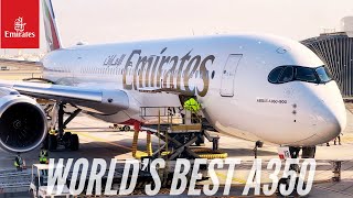 The NEW Emirates A350 | The first A350 flight to Bahrain | Emirates Economy Class | Trip Report