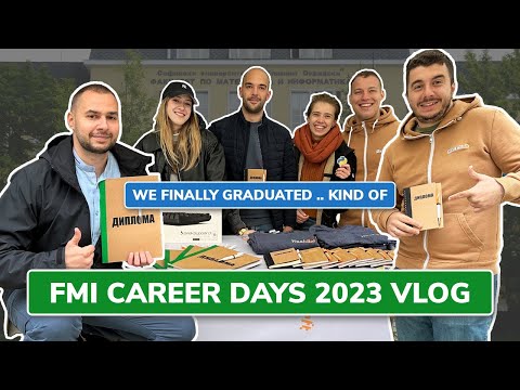 We finally graduated .. kind of | FMI Career Days 2023 Vlog