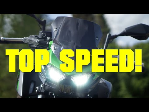 2024 KAWASAKI Z500 SE - TOP SPEED WITH GPS!