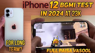 iPhone 12 PUBG Test in 2024 at 23k🔥 | Full Paisa Vasool Deal💀 | Buy or Not for 2025??