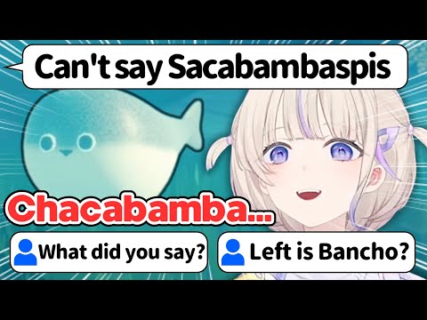 Hajime Can't Say "Sacabambaspis", the Fish That Looks Like Her[Hololive/EngSub/JpSub]