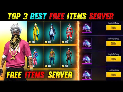 FREE FIRE BEST TOP 3 BEST FREE ITEMS SERVER | FREE FIRE BEST FREE ITEMS SERVER | FF BEST SERVER