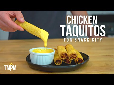 Meal Prep these Chicken Taquitos for Snack Time