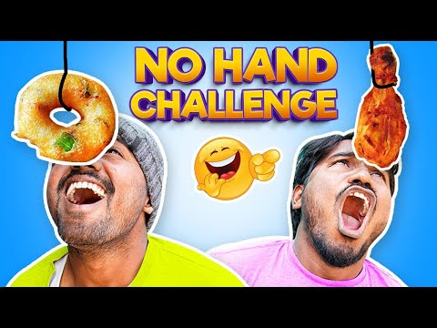 No Hand Eating Challenge 😂🤣