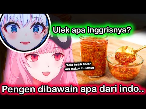 Calli Ketagihan Keripik Kaca, Kobo Bawa Sambel Sebagai Oleh-Oleh Dari Indo..