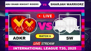 Abu Dhabi Knight Riders vs Sharjah Warriorz T20 Live Cricket | English Commentary