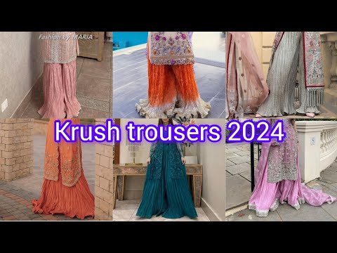 cursh trendy trouser for girls 2024#trendy trousers 2024#new fashion trousers