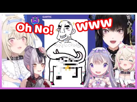 [All POVs] Advent Can't Stop Laughing at Their Masterpiece in Gartic Phone Collab! (Hololive)