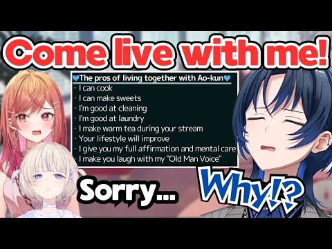 Ao-Kun Reveals Why She Couldn't Live Together With ReGLOSS Members[Hololive/EngSub/JpSub]