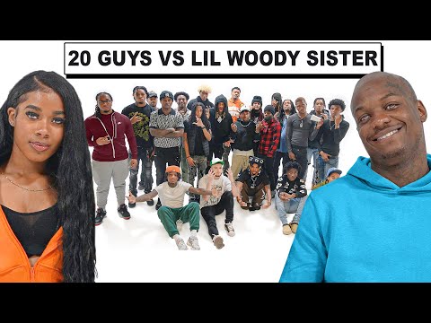 20 GUYS VS 2 COMEDIANS: LIL WOODY & HIS LITTLE SISTER