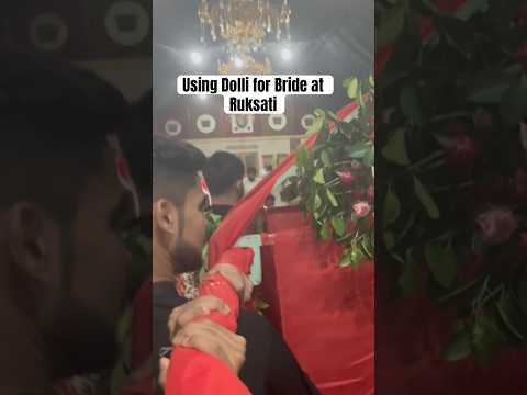 New way of Ruksati For Dulhan 🫣❤️ #song #ruksati #wedding #pakistaniwedding #pakistanibride