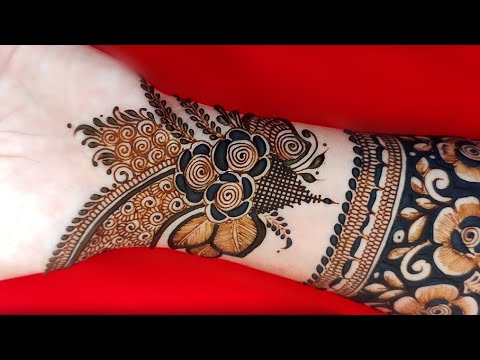 Very Stylish Indo Arabic Mehandi Designs |front hand mehndi designs |mehndi ki designs |mehndi