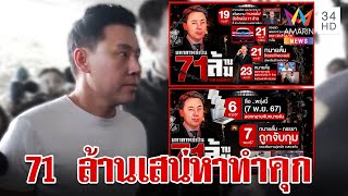 มหากาพย์เงิน 71 ล้าน ล้ม "ตั้ม" ไร้ที่ยืน-กระชากหน้ากากเพื่อประชาชน? | ทุบโต๊ะข่าว | 7/11/67