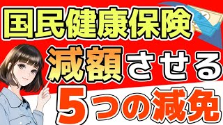 【2024年最新】国民健康保険を安くする5つの減免　税金を減額する方法を徹底解説　【国保税が安くなる】