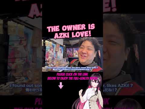 Malaysian Hololive Store Owner's Love for Azki: A Heartfelt Tribute!