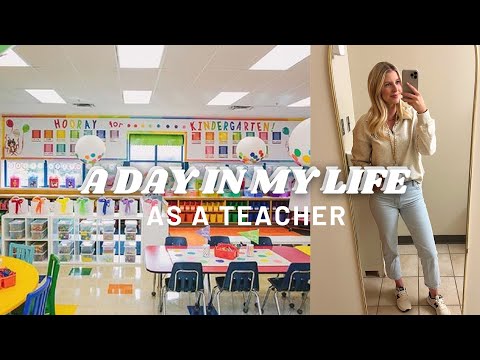 A FULL DAY IN MY LIFE 👩🏼‍🏫🏫 | morning routine + night routine 🌙