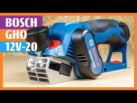 Bosch GHO 12V-20 Cordless Planer brushless motor comfortable ergonomic handling  #boschtools #tools