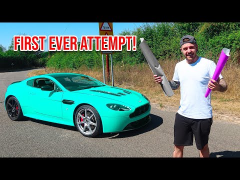 I WRAPPED MY ASTON MARTIN V8 VANTAGE IN A PORSCHE COLOUR