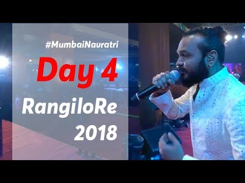 Here's a little glimpse of day 4 of RangiloRe | Parthiv Gohil | Mumbai Navratri