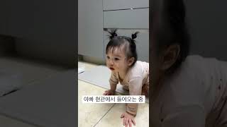 아빠 너무 기다렸어요 🥹 #shorts #육아기록 #귀여워 #육아 #baby #성장기록 #babygirl #10개월아기