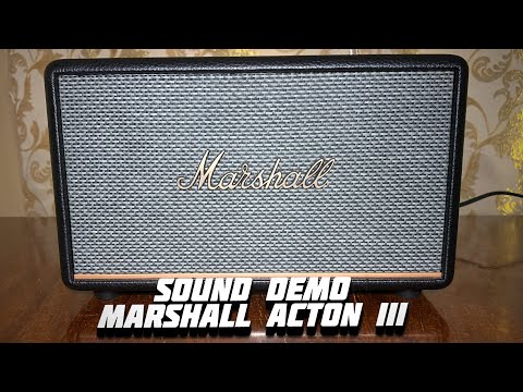 SOUND DEMO / Marshall Acton III