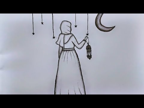 How to draw a Ramdan special || Sketches by Minahil khurram