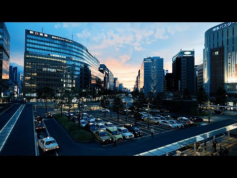 ［ASMR］City Bustle and Traffic Sounds | Hakata Station in Japan