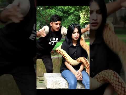 King Cobra VS Girl Prank! | Sagor Bhuyan