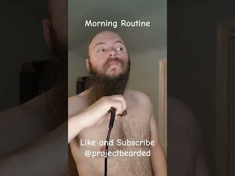 Morning Routine #bearding #beard #beards #barber #beardstyle #menshealth #beardcare #beardgrooming