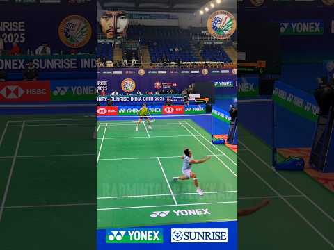 Jonathan Christie's Indonesian footwork and defence 🤯💥🔥#badminton #jonathanchristie #shorts