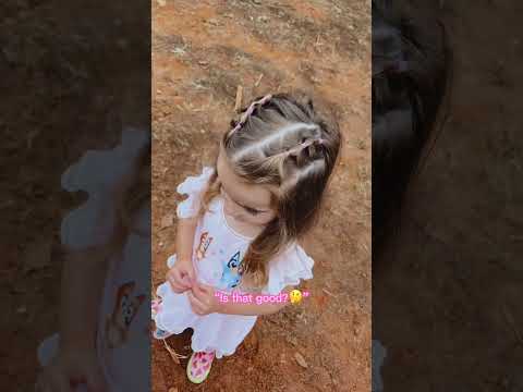 Toddler And Donkey Are BEST FRIENDS