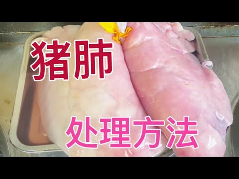 大厨教你处理猪肺，萝卜猪肺汤太鲜了！【覃厨说美食】#中国美食 #萝卜猪肺汤  #家常菜