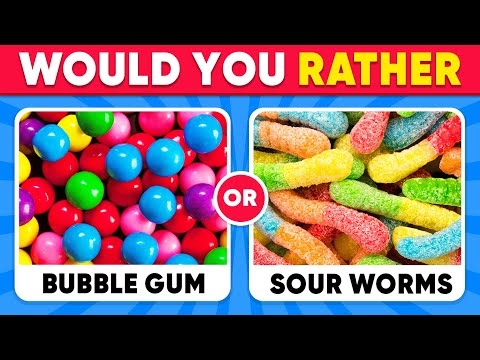 Would You Rather? 🍭🍋 Sweet VS Sour JUNK FOOD Edition | Daily Quiz