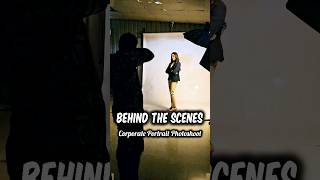 Behind the Scenes of Modeling Photoshoot|Corporate Portrait Photography #shorts #shortsfeed