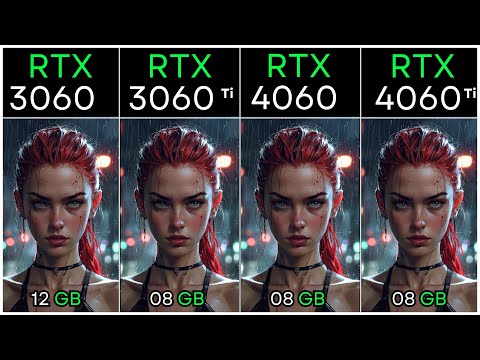 "GPU Showdown: RTX 3060 vs RTX 3060 Ti vs RTX 4060 vs RTX 4060 Ti!