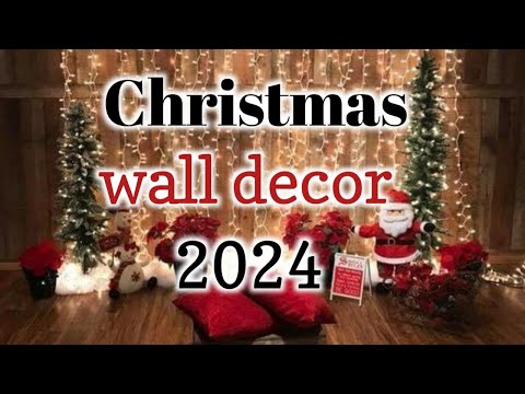 Christmas Wall Decor ideas  | wall decoration ideas | Christmas decor 2024