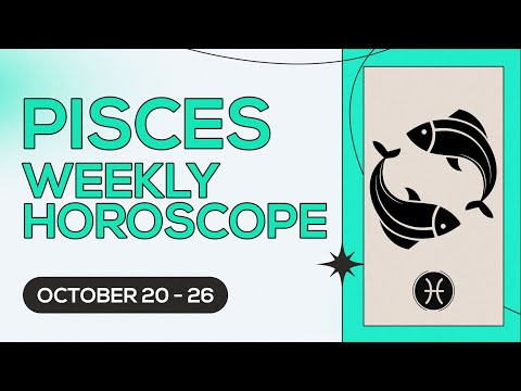 Pisces Weekly Horoscope: October 20 to 26, 2024