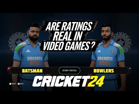 Most realistic game ? AI Testing in Cricket 24 - Are ratings real in sports video games ep 3