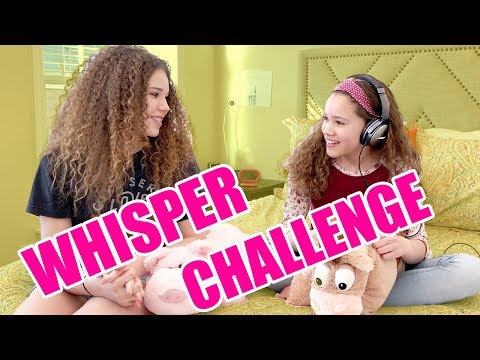 Try Not To Sing Along! Whisper Challenge (Haschak Sisters)