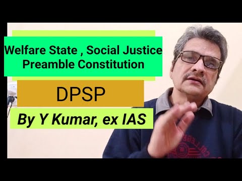 Welfare State , social justice Political Science directive principles Constitution of India