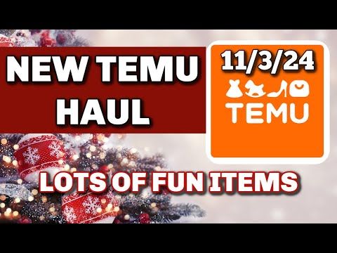 Must-see Temu Haul For 11/3/24!