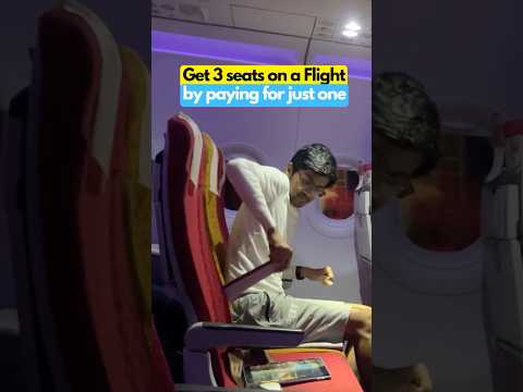 How to Get 3 Seats on a Flight by Paying for Just 1!